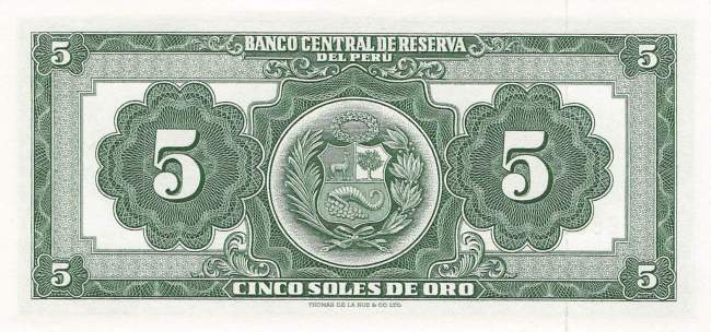 5 Soles de Oro 1966
